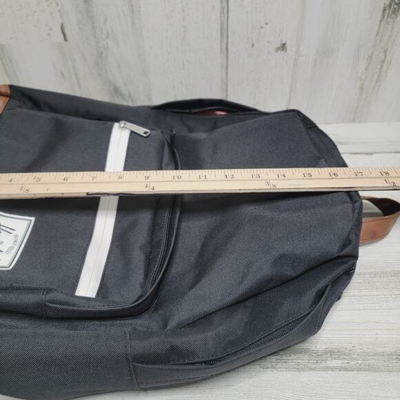 HERSCHEL SUPPLY POP QUIZ BACKPACK, BLACK & TAN - Picture 7 of 9